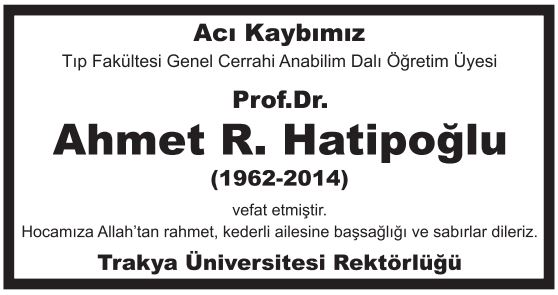 ahmet r hatipoğlu