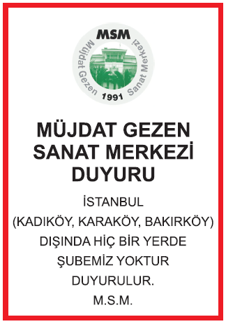 MÜJDAT GEZEN duyuru
