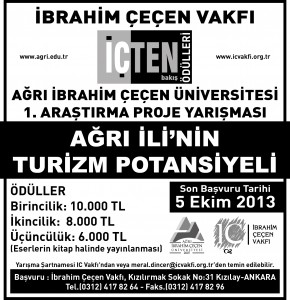 ibrahim çeçen vakfı gazete ilani